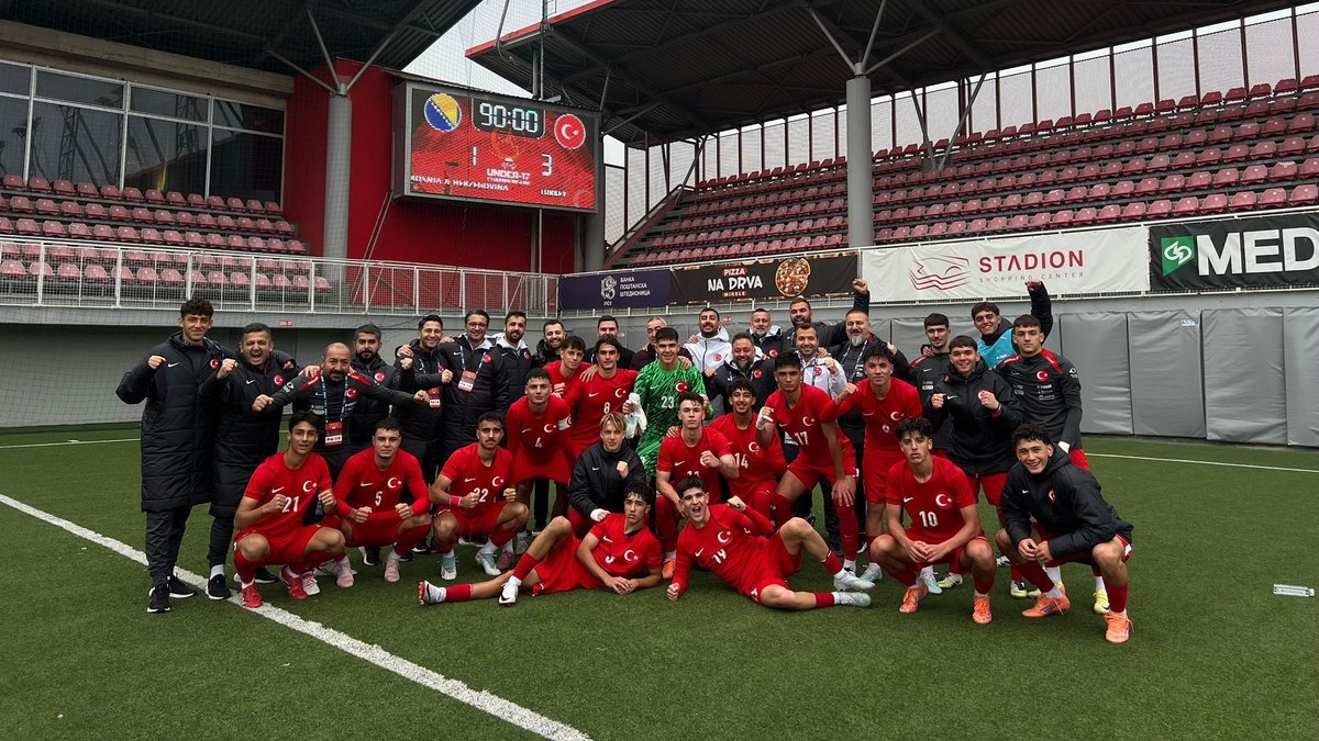 U17 Milli Takımı’mız Bosna Hersek’i mağlup etti